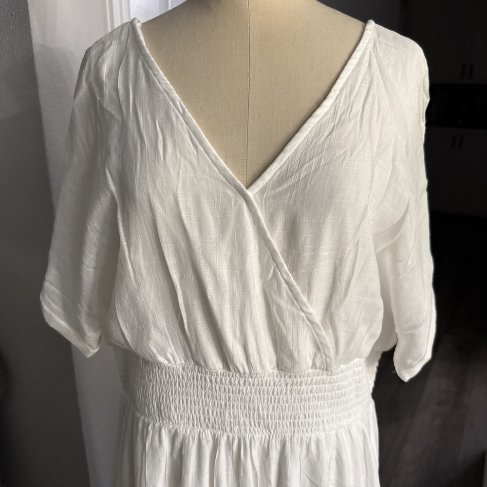 Anthropologie J Gee XL Maxi Dress Cottagecore Romantic Beach Coquette Feminine - Picture 2 of 10